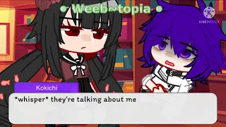 Just maki and Kokichi..bonding?! || saiouma / maki x kaito angst || gacha club || inspo in desc