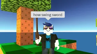 Roblox Skywars but there's no context to it
