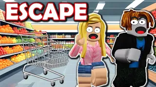 Trapped in a Grocery Store with my Sister *ROBLOX - Escape the Supermarket!!* [Bro and Sis]