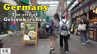 walking on downtown Gelsenkirchen, state of North Rhine-Westphalia(NRW), Germany