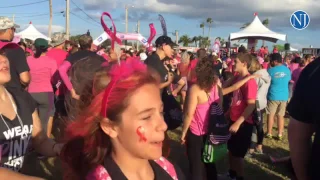 Thousands turn out for breast cancer walk