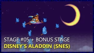 Disney's Aladdin (SNES) - Stage #05 + Bonus Tage