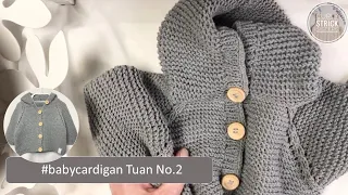curly.strick.sisters | Babycardigan Tuan No. 2 | Tutorial | Anfänger geeignet