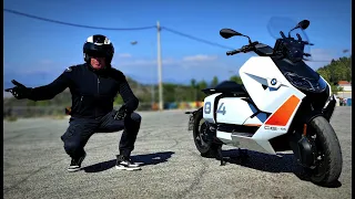 Το ηλεκτροκίνητο Scooter της BMW CE-04 test ride review Moto in Action