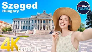 Szeged  Beautiful City Hungary 🇭🇺 Tour (4k UHD 60fps)