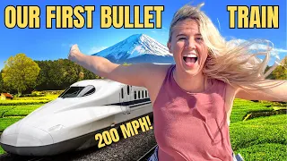 Shinkansen Bullet Train: Japan's FASTEST! (Kyoto to Mt. Fuji!)