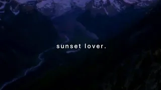 Petit Biscuit - sunset lover instrumental (looped, more slowed + reverb) A e V D