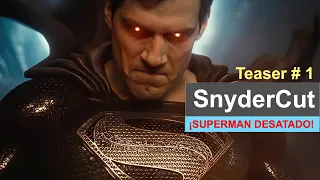 SnyderCut - Teaser #1 - ¡SUPERMAN TRAJE NEGRO! - NUEVO DISEÑO STEPPENWOLF