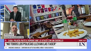 CABA: un policía mató a un hombre que lo atacó con cuchillo; ocurrió en un restaurante de Congreso