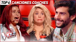 Coaches REACT to their own SONGS on The Voice