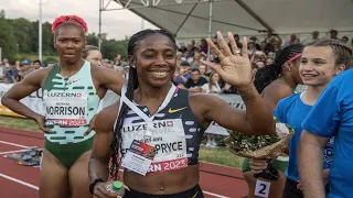 Shellyann Fraser BATTLES Gabby Thomas The WL Champion In 200m + Shericka Jackson….