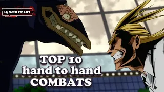 Top 10 Anime Fights | Top 10 Hand to Hand Combat Anime Fights
