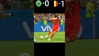 Brazil VS Belgium 2018 FIFA World Cup Quarter Final Highlights #youtube #shorts #football