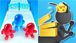 Looking good join blob clash 3D Vs Tiny Run android ios gameplay adventure