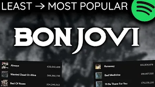 Every BON JOVI Song LEAST TO MOST PLAYED [2023]