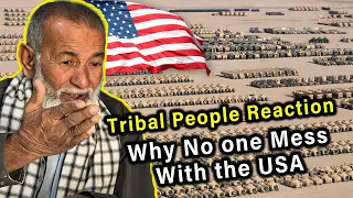 Tribal People React To 5 Reasons You Shouldn't Mess With The USA - Villagers React To USA