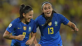 Colômbia x Brasil - Melhores Momentos - Copa América feminino 2022