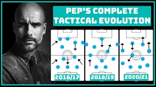 The Tactical Evolution Of Pep's Manchester City | How Has Pep's City Changed Every Season |