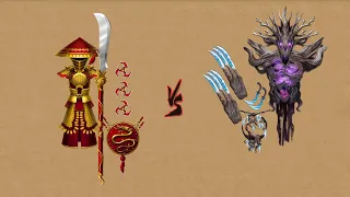 Shadow Fight 2 || Sentinel Set vs Forest Guardian Set 「iOS/Android Gameplay」