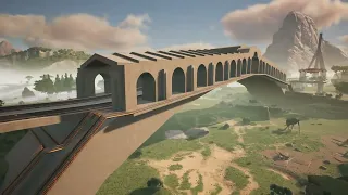 Satisfactory - Aesthetic Rail Network: Bridges of the World - Megaprint Tour