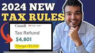 Accountant Explains (CPA) Tax Changes in 2024 You NEED to Know (TFSA, RRSP, FHSA, CPP, & More)