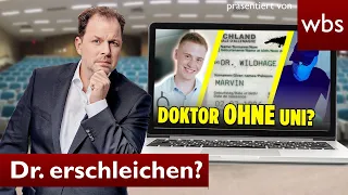 Doktortitel erschlichen: RA Solmecke REAGIERT auf Marvin | Rechtsanwalt Christian Solmecke