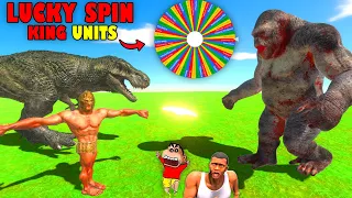 LUCKY MYSTERY SPIN BATTLES with SHINCHAN vs CHOP vs AMAAN-T in Animal Revolt Battle Sim KING UNITS