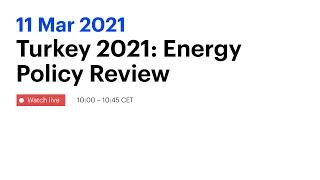 Turkey 2021: Energy Policy Review