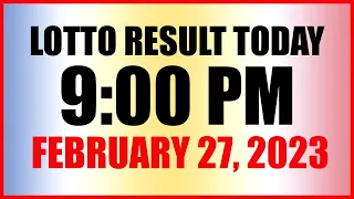 Lotto Result Today 9pm Draw February 27, 2023 Swertres Ez2 Pcso