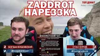 Весёлая нарезка смешных моментов со стримов Zaddrot