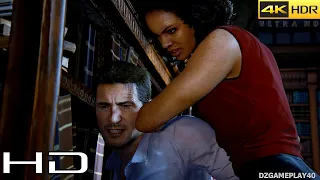 Nadine Fight Nathan | Realistic ULTRA Graphics Gameplay [4K 60FPS HDR] Uncharted 4 2023