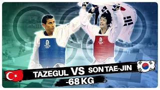 Taekwondo Olympics - Beijing 2008 - Servet Tazegul vs Son Tae Jin