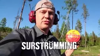 Exploding fermented fish with Swedish Dynamite (Surströmming)