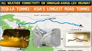 Zojila Tunnel-Asia's Longest Road tunnel construction | Kargil-Leh connectivity | Papa Construction