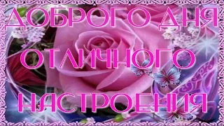 ДОБРОГО ДНЯ ОТЛИЧНОГО НАСТРОЕНИЯ for friends Красивое поздравление Музыкальная открытка для друзей