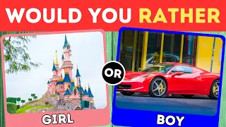 Gender Showdown Would You Rather Edition | Would You Rather Challenge | Quiz | Probe Quest |