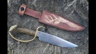 Making Deer Bowie Knife