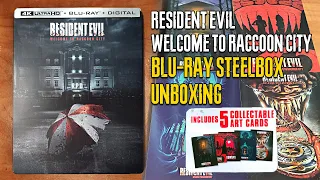 RESIDENT EVIL Welcome To Raccoon City Blu-ray SteelBook UNBOXING [4K Ultra HD]