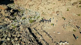 Altar of Moses at the Base of Mt. Sinai, Saudi Arabia - 4K Drone Video