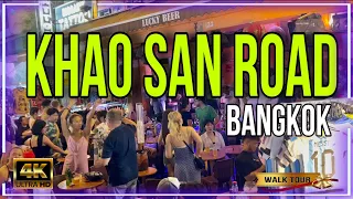 TODAY IN THAILAND KHAO SAN ROAD BANGKOK NIGHTLIFE OCT 28TH 2023