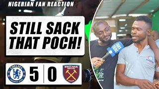 CHELSEA 5-0 WEST HAM ( Frank & Happy - NIGERIAN FAN REACTIONS) - Premier League 2023-24 HIGHLIGHTS