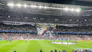 Santiago Bernabeu sings HALA MADRID !