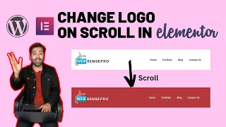 How To Change Logo on Scroll - Elementor Step By Step By Guide