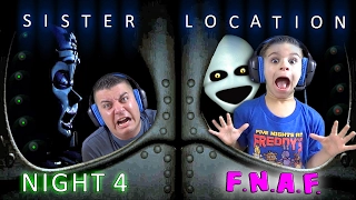 WE'VE BEEN KIDNAPPED!!! Five Nights At Freddy's 5 SISTER LOCATION - Night 4