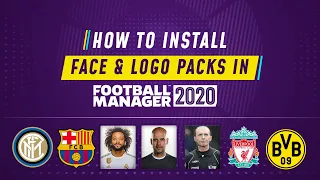 HOW TO INSTALL FACE & LOGO PACKS IN FM20 ON WINDOWS & MAC | Football Manager 2020