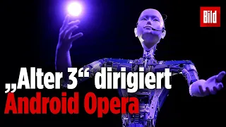 Roboter-Dirigent leitet Orchester | Android Opera