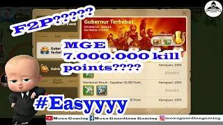 cara f2p untuk mendapatkan banyak point event kill di MGE rise of kingdom