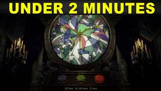 Resident Evil 4 Remake Church Puzzle Stain Glass Solved Under 2 Minutes EASY METHOD [RE4]