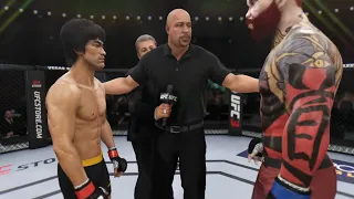 Bruce Lee vs. Red Killer (EA Sports UFC 3) - Epic Battle 💯 🐲 - Dragon Fights 🐉