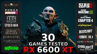 30+ Games🔥 | AMD Radeon RX 6600 XT 8GB - Test In 2023 at 1080P